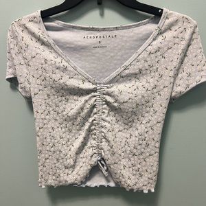 Aeropostale floral crop top